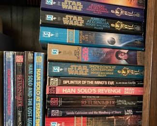 Star Wars complete sets of books.