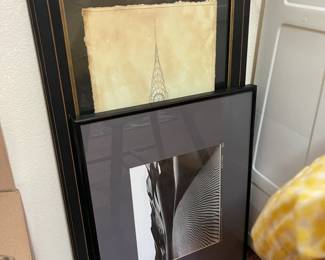 Black and white city scapes