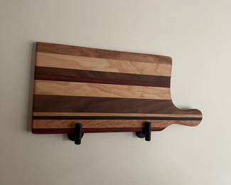 Gorgeous hand made Charcuterie tray in a variety of woods