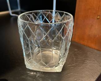Vintage Crown Royal low ball glasses. Set of two.