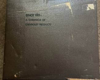 Antique book: A Chronicle of Chevrolet Products circa 1940's