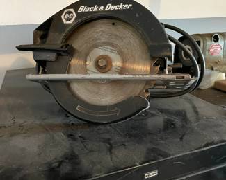 Black & Decker circular saw.