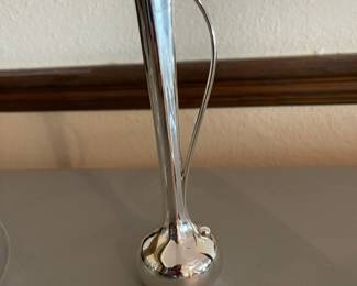 Beautiful silver bud vase 