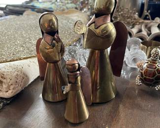Christmas angels in copper