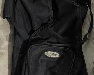 Travel bag for golf clubs.