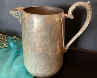 Silver pitcher