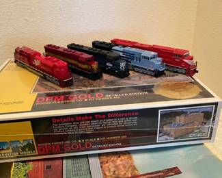 Pristine condition model train cars