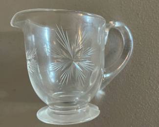 Vintage Fostoria Starburst creamer