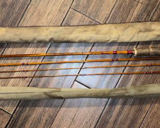 Antique WW1 L.L. Bean rod in original case 