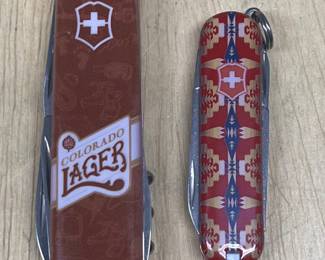 Pendleton And Odell Brewing Limited Edition Victorinox Swiss Made Pocket Knives