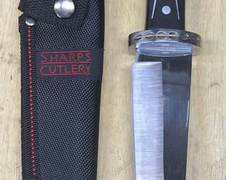 Sharps Cutlery 12" Fixed Blade Knife With Sheath