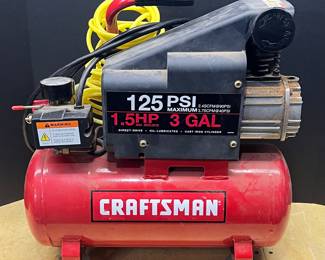 Craftsman 3 Gallon 125 PSI Compressor With Hose 