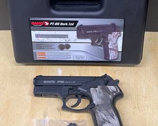Gamo PT-80 Dark Ltd .177 Cal Co2 Pistol With Hard Case