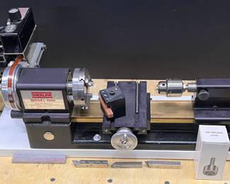Sherline Model 40008" Table Top Lathe With Die Holder And Extra Bits