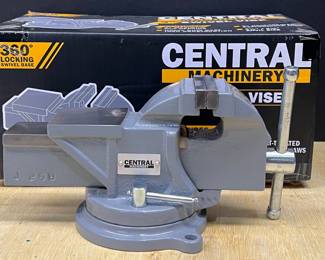 Central Machinery 3" Swivel Vise With Original Box 