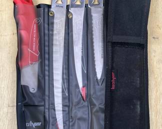 Kershaw Fisherman's Blade Trader Knife Set With Case