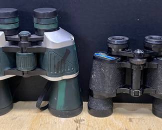 (2) Pairs Of Binoculars - Tasco 7 X 35 And Unmarked 10 X 50