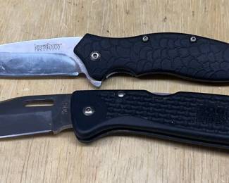 Kershaw Speedsafe 1830 & Sog Folding Pocket Knives 