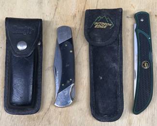 Ranger Lb 125 Knife And Outdoor Edge Fish N' Bone Fillet Knife With Cases