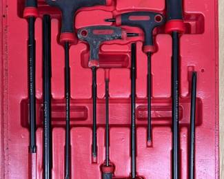 Grip Complete T-handle Hex Set With Hard Case 