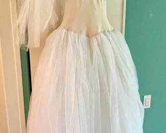 Vintage Wedding Dress & Veil
