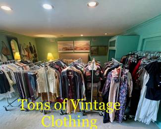 Tons of Vintage Mens & Women's Clothing