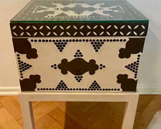 Intricate Chest on Stand