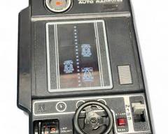 Vintage Tomy Digital Derby Auto Raceway Handheld Game Working