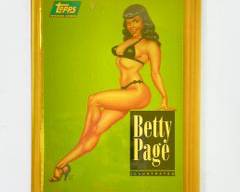 1984 Topps Sexy Betty Paige Pin Up Girl Trading Card in plastic sleeve