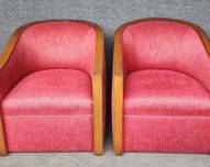 Fantastic High Quality Barrel Back Swivel Lounge Chairs Modern Style