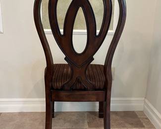 6 Ashley side chairs, 19" to seat, 41" backs 