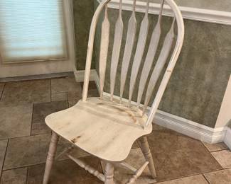 4 counter height dinette chairs, 18" to seat