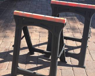 Pair of sawhorses