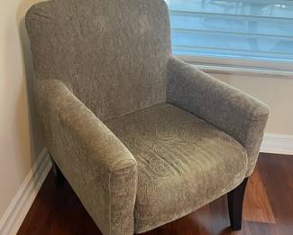 Sage baroque side chair Seat measures 21.5" x 22"
