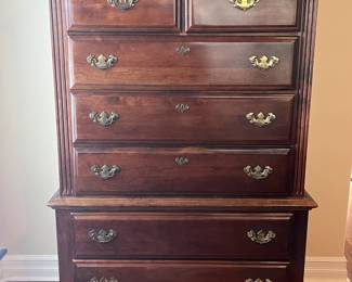 Tall Dresser: 41" x 18" x 58"
