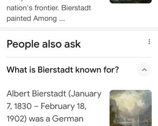 Albert Bierstadt matted and framed print, "Sierra Nevada", 43.5" x 34" $145