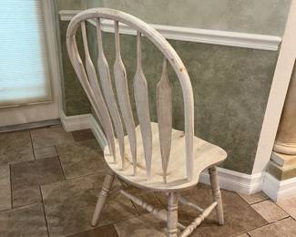 4 counter height dinette chairs, 18" to seat