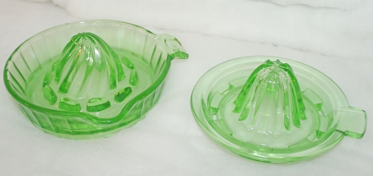 Uranium Glass, Green Depression