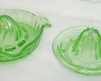 Uranium Glass, Green Depression