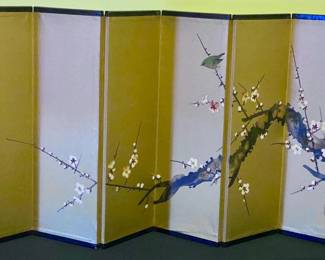 Sakura and Songbird Tabletop Screen