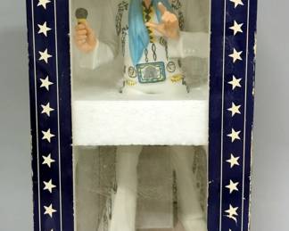 McCormick 1977 American Porcelain Elvis Presley 11.5" Figurine, In Original Box
