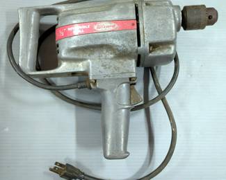 Vintage Wizard 1/2" Reversible Drill, Powers On