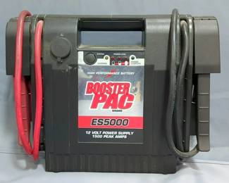 Booster PAC ES5000 12V Battery Charger, Needs New Battery