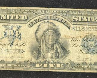 1899 $5 Large Silver Certificate