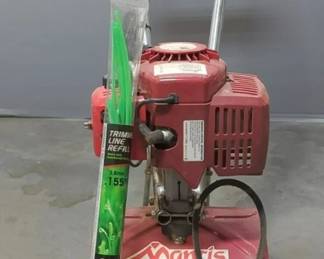 Mantis 9" Gas-Powered 2-Cycle Garden Tiller/Cultivator, Model 7225-00-03, Unknown Working Condition, With PoweRated Belt, Model 6836, And Maxpower With 21"Trimmer Line Refill