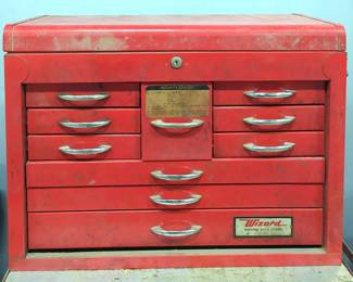 Wizard 10-Drawer Tool Chest With Contents, 19" x 26" x 12"