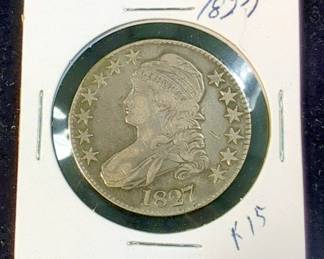 1827 Capped Bust Half Dollar