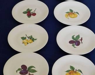 8 Feltmann Weiden Hand Painted Fruit Plates