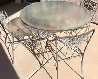 Vintage Iron Patio Set