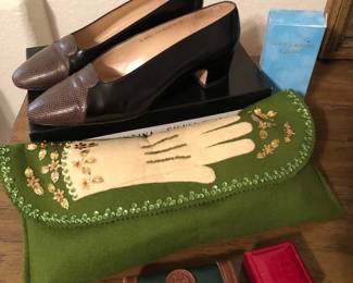 Vintage Gloves, Dolce Gabanna Light Blue, Florentina Shoes, Etc.